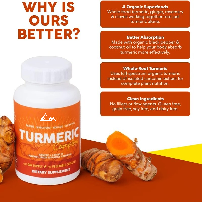 Pimenta-do-reino preta orgânic - Turmeric Curcumin Capsule avaliação e preço