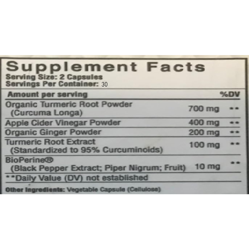 Pó de Raiz de Cúrcuma Orgânico - Turmeric Curcumin Capsule avaliação e preço