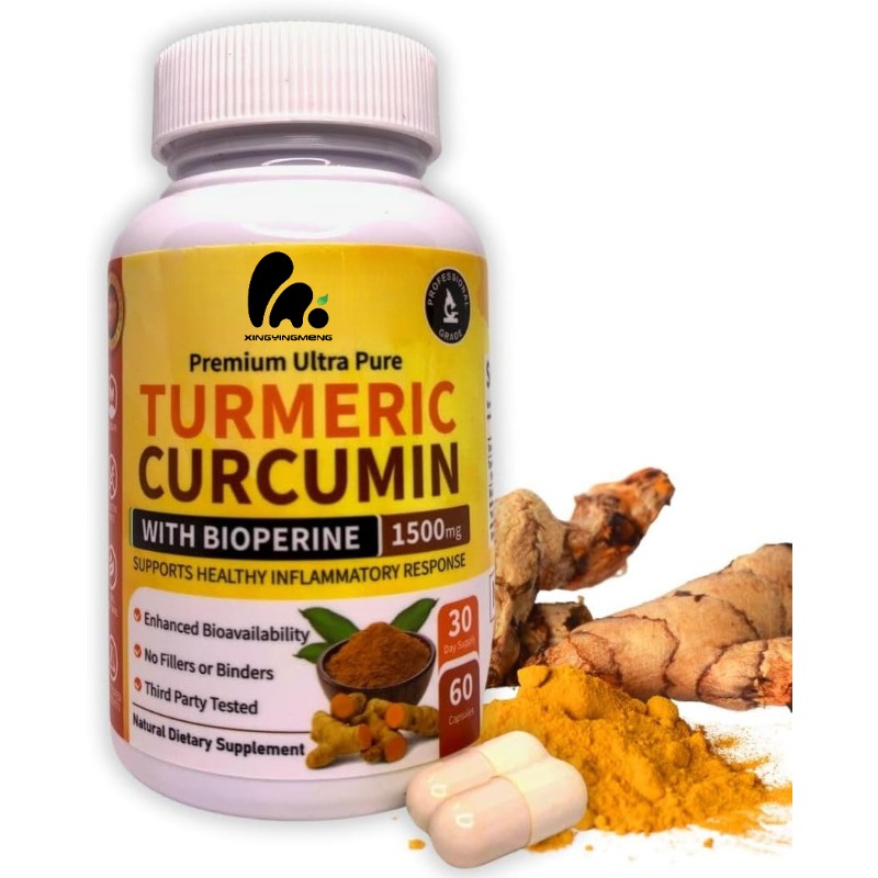 Suplemento Natural de Cúrcuma, - Turmeric Curcumin Capsule avaliação e preço